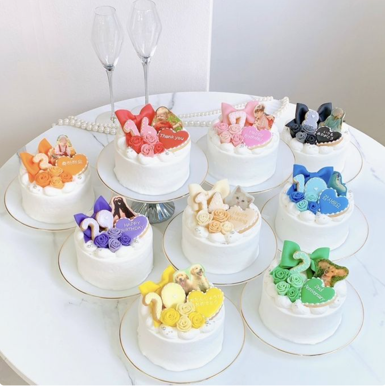 セミオーダー写真ケーキ